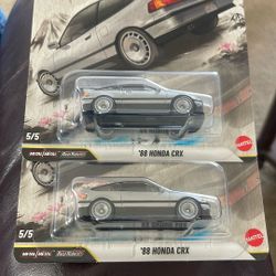HOT WHEELS JAPAN HISTORICS 88 Honda CRX lot Of 2