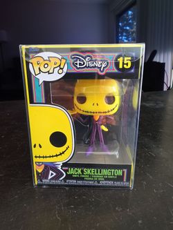 The Nightmare Before Christmas Blacklight Jack Skellington Funko Pop