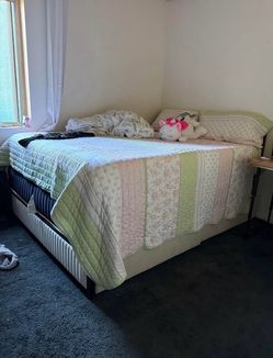 Queen Mattress with Metal Bed Frame