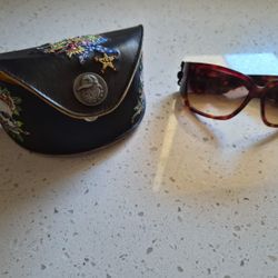 Ed Hardy Case And Sunglasses 