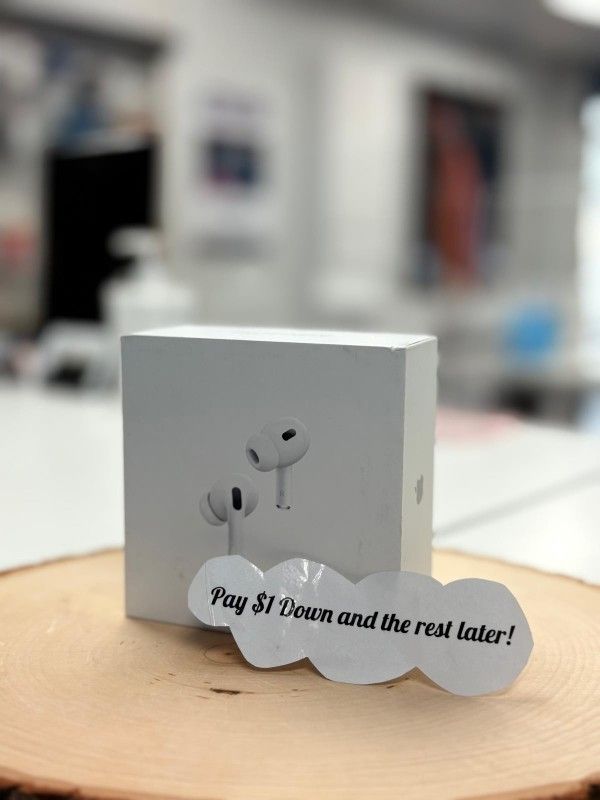 Apple Airpods Pro 2nd Generation New - Pay $1 To Take It Home Today and pay the rest later.