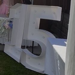 15 4 Feet Tall With Lights 