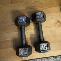 15 dumbells set