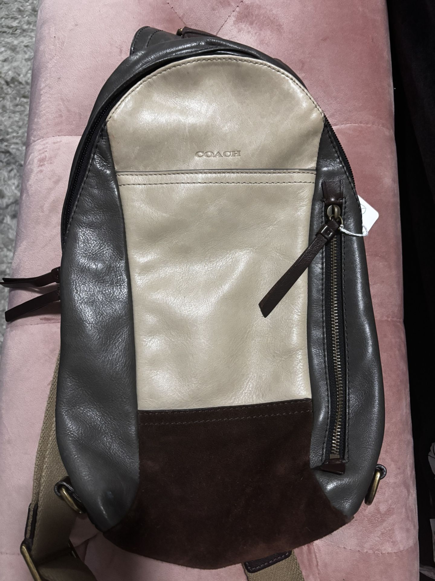 Coach Shoulder Bag 70796 Bleecker Leather Colorblock Convertible Sling