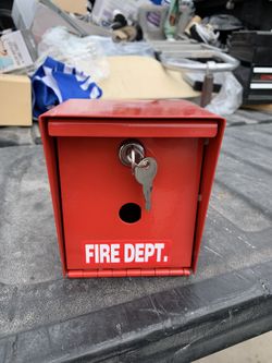 Fire department lock box brand new