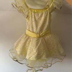 Halloween Yellow Ballerina Costume 