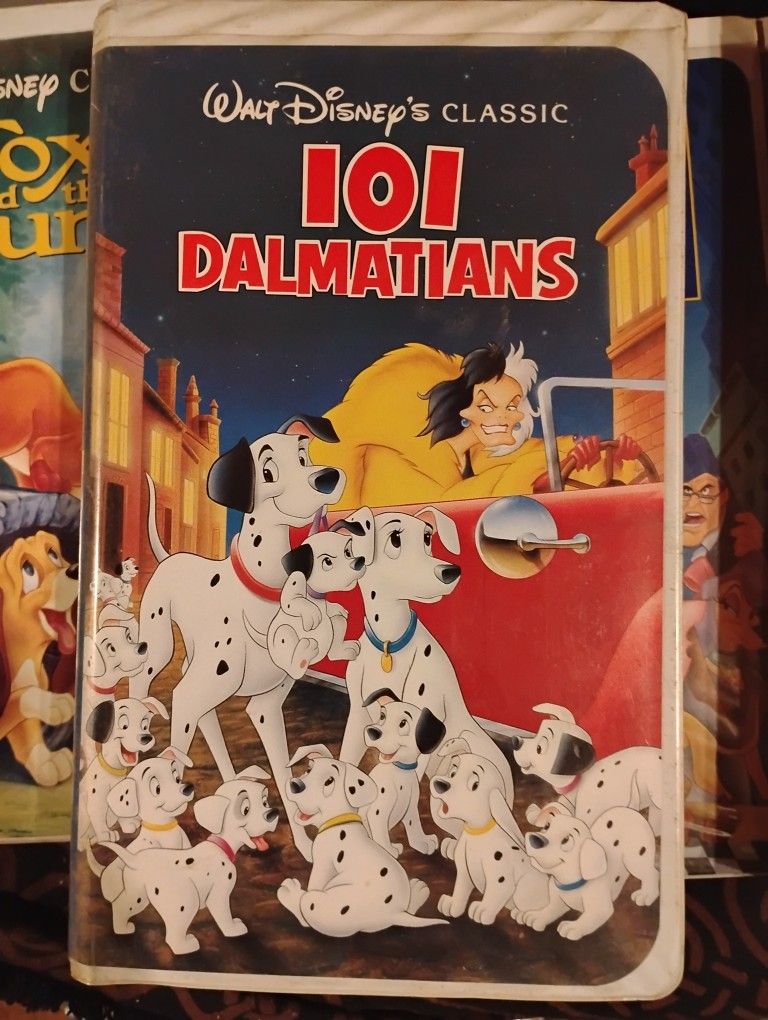 101 Dalmatian VHS 1263 Walt Disney Classic Black Diamond Edition VHS Tape