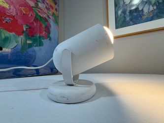 Adjustable Matte White Cylinder Spotlight Sconce Lamp