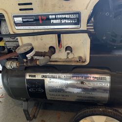 Craftsman Paint Spray Air Compressor 