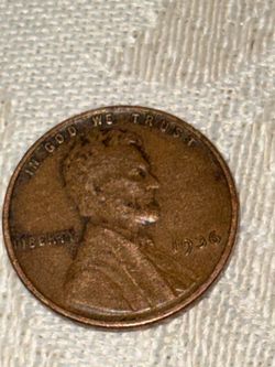 1936 no mint mark wheat Penny rare excellent condition