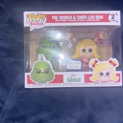 Funko Pop! The Grinch & Cindy-Lou Who 2 Pack Exclusive
