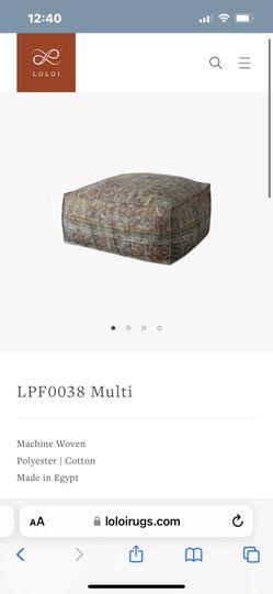 Bean Bag/ Pouf From Loloi