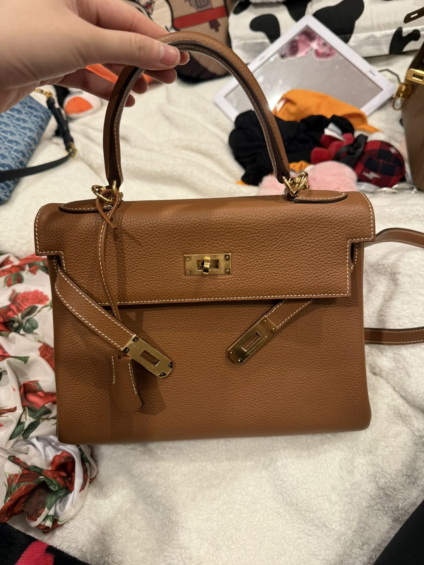 Hermes Kelly 28 (Togo leather)