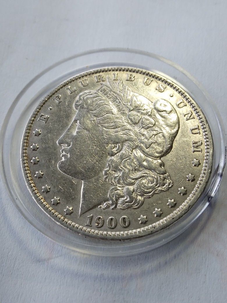 1900 P XF+ MORGAN PINGCOIN TESTED