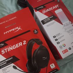 Hyperx Mic. And Quadcast Mic.