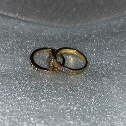 Gold Played Engagement Rings 