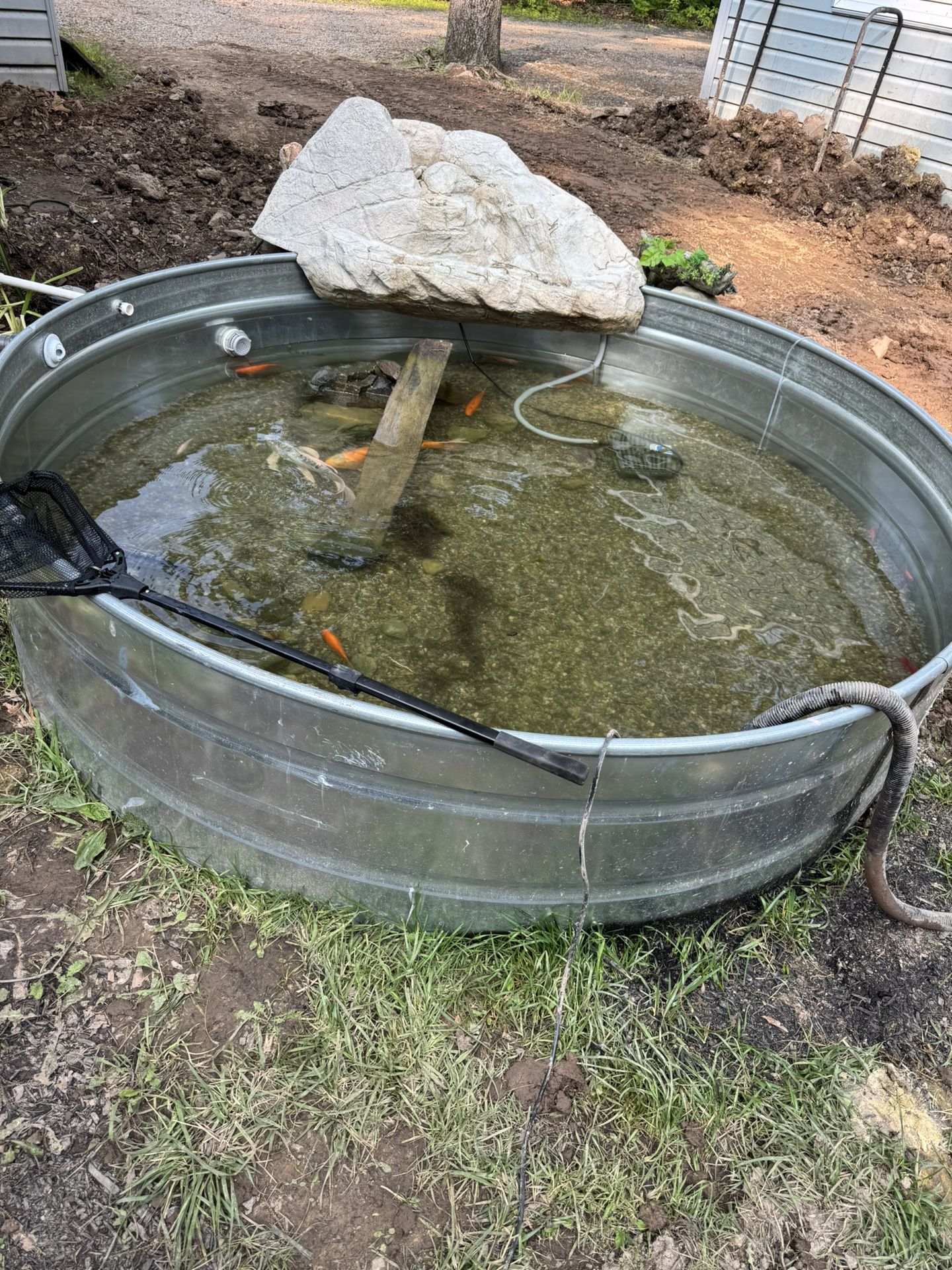 8x8 Stock Tank Pond