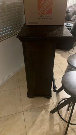 Wood Bar Cabinet