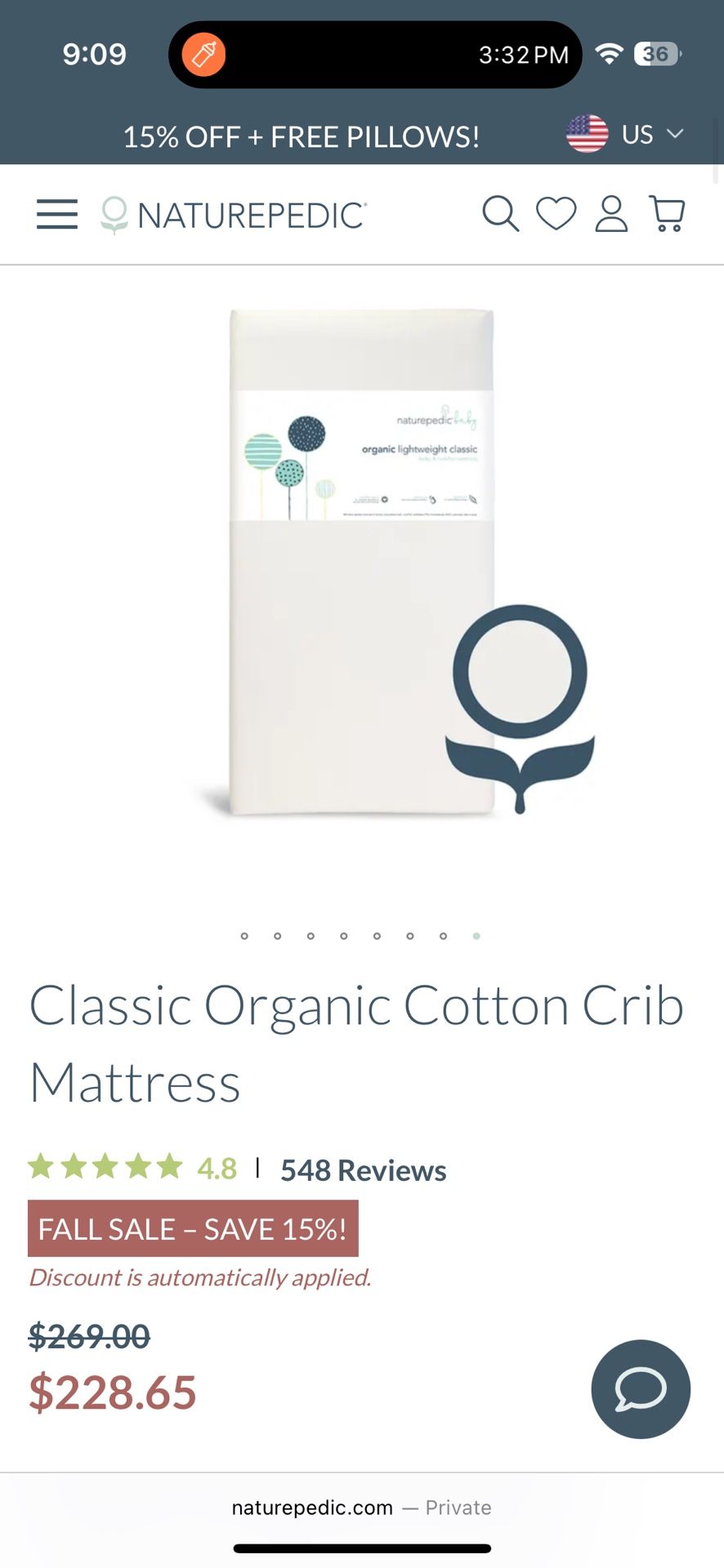 Naturepedic Organic Baby Mattress