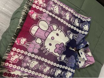 Hello Kitty Pancho Used Good Condition Youth Medium
