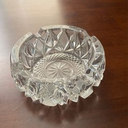 Crystal Ashtray 6”x3”