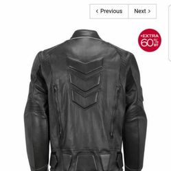 Leather riding jacket like new