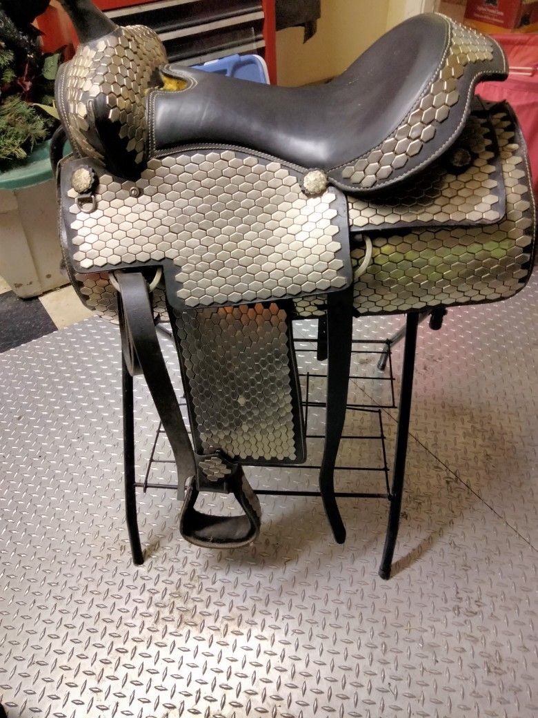 Western Silver Saddle