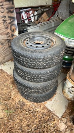 Winter Trax Signet Good used stud snow tires