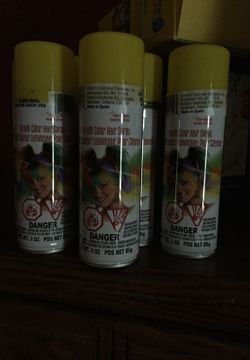 Color hair spray