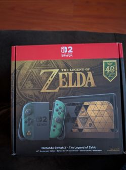 Zelda Switch 2 Console - 40th Anniversary Edition