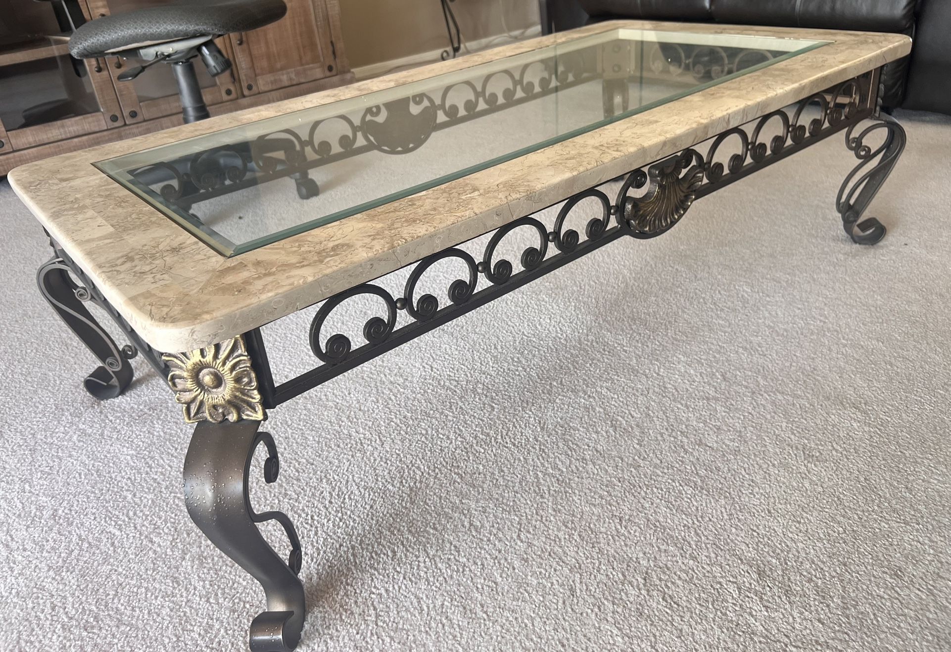 Marble Cocktail And End Table