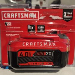 V20 battery 4.0ah Lithium Ion