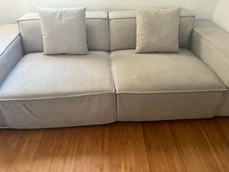 Grey Couch, with Pillows included.