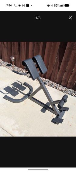 Hyperextension Bench with Dip bars