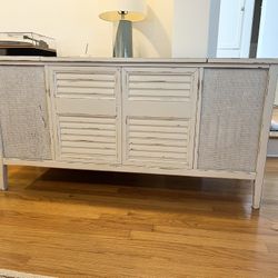 Mid Century Modern Record Player Low Boy Buffet