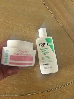 Cerave Cleanser & Face Mask  (Oily face products)
