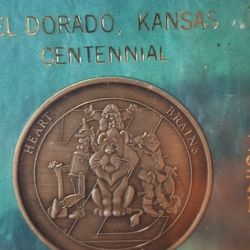 Vintage El DORADO  KANSAS WIZARD OF OZ MEDALLION 