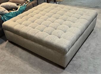 Extra Large Tufted Cocktail Ottoman
