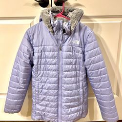 Girls XL Hooded North Face Jacket 