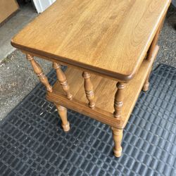 Cool Hard maple Telephone Table