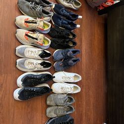 11 Pairs Of Shoes Size 9.5-10