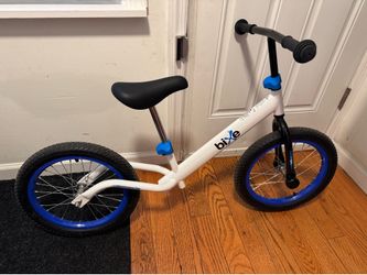 Compact, Lightweight, Blue Balance Bike 16 inch for Big Kids