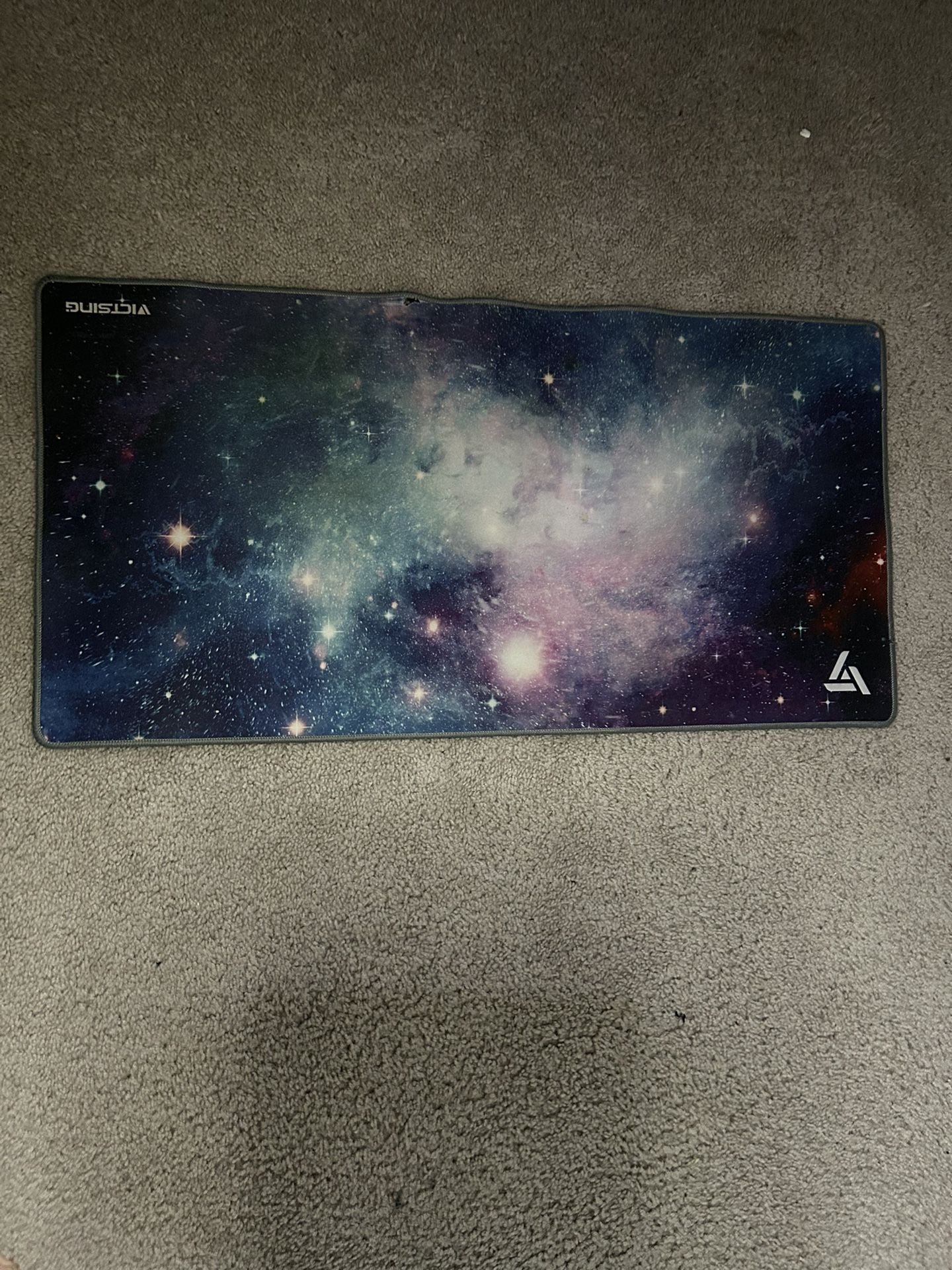 VicTsing Galaxy-Themed XL Gaming Mouse Pad – Tiny Hole (Top Corner)