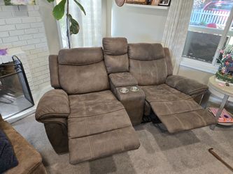 Couch and love seat