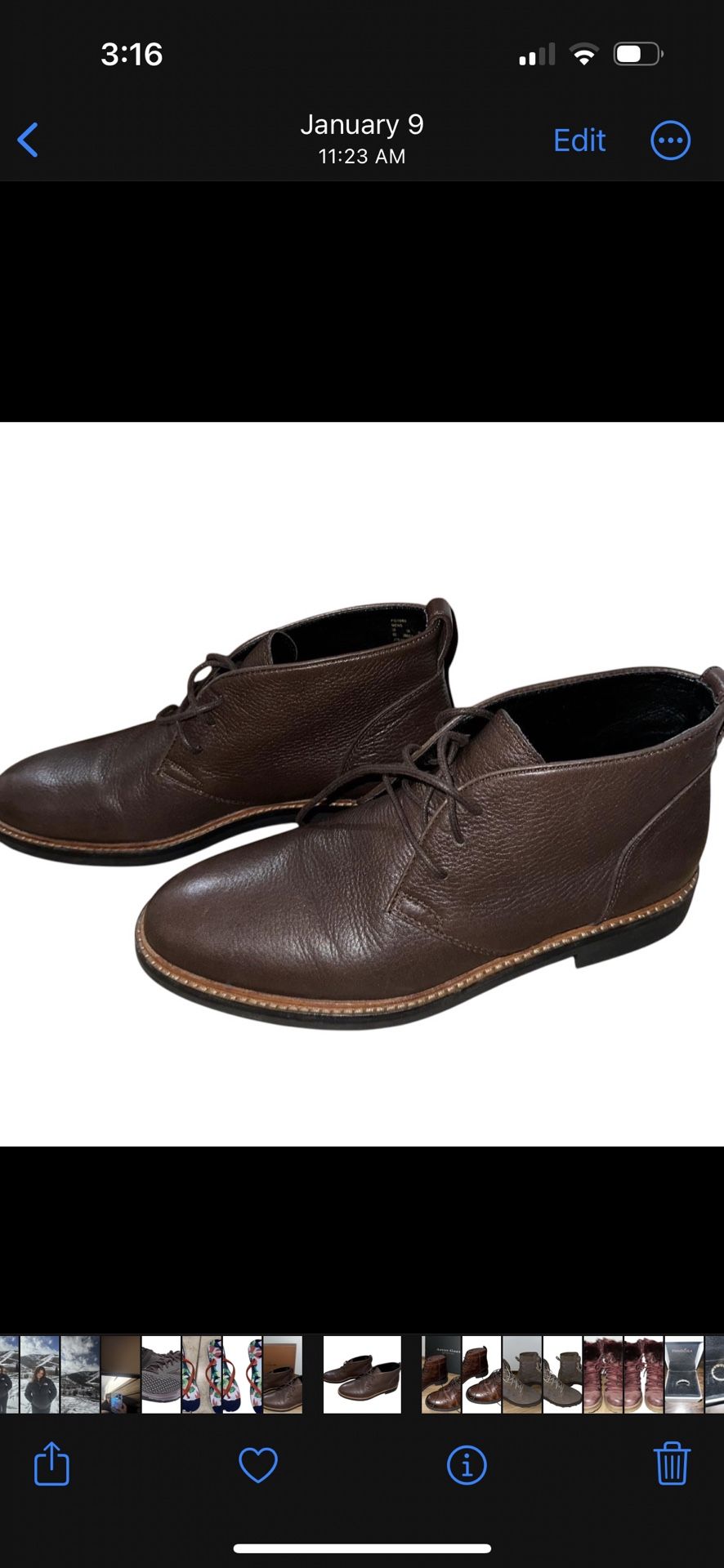 Coach Brown 9 Lexington Chukka Boots