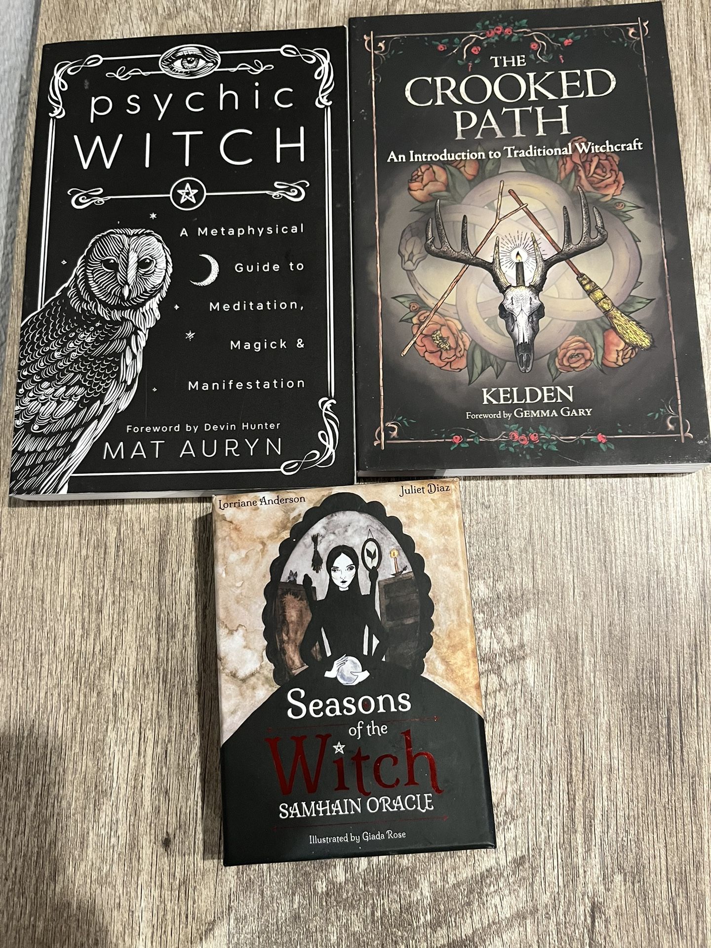 Witchcraft Books And Oracle deck