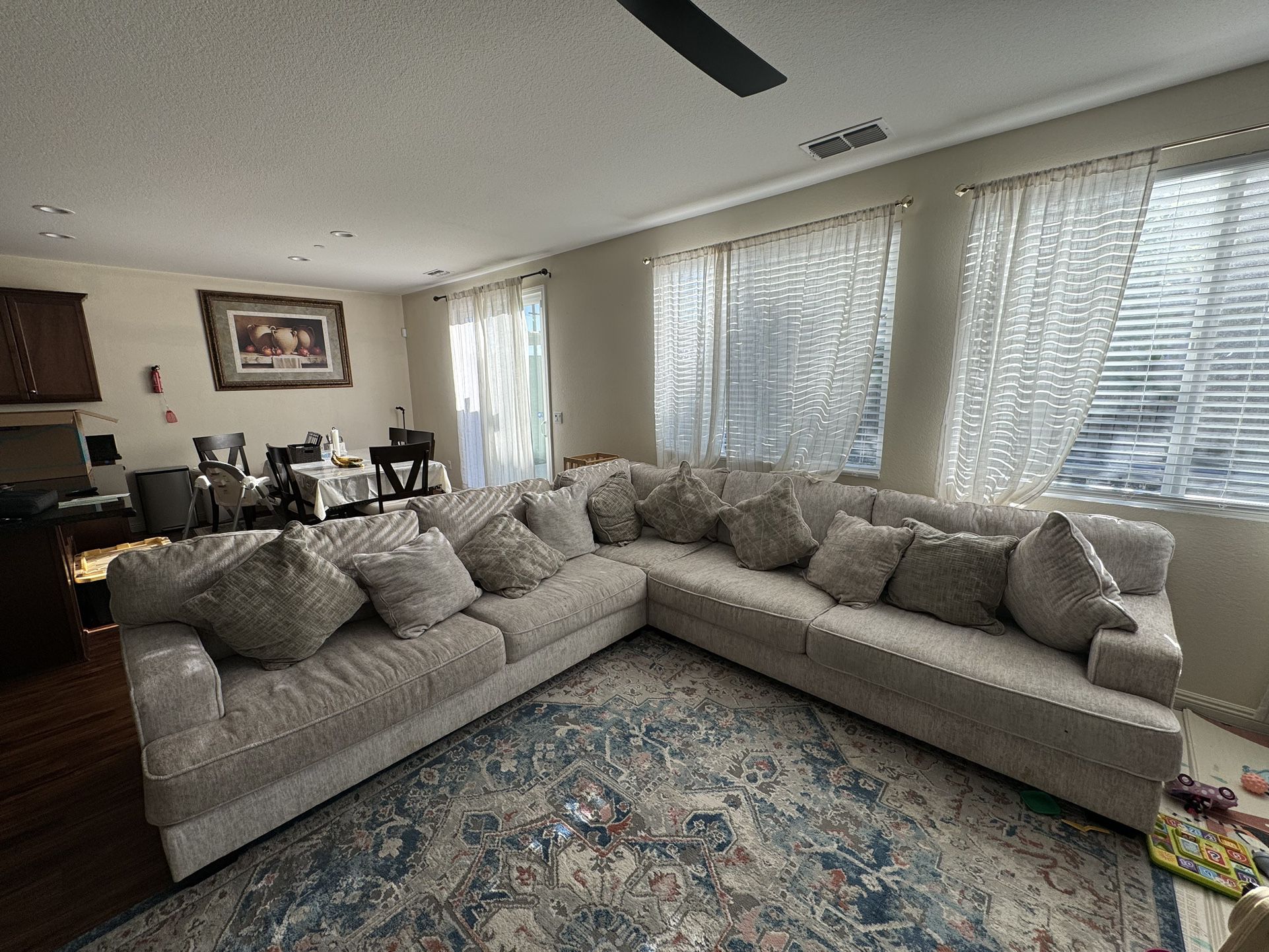 Beige Sectional Sofa: Ashley Furniture