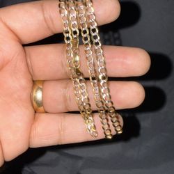 14k Solid Gold Chain 