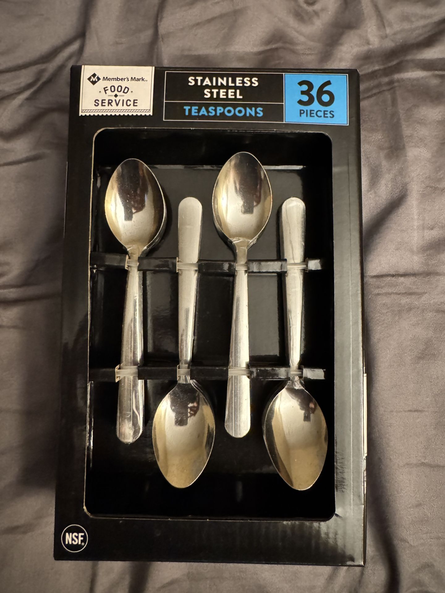 36pk Stainless Steel Spoons