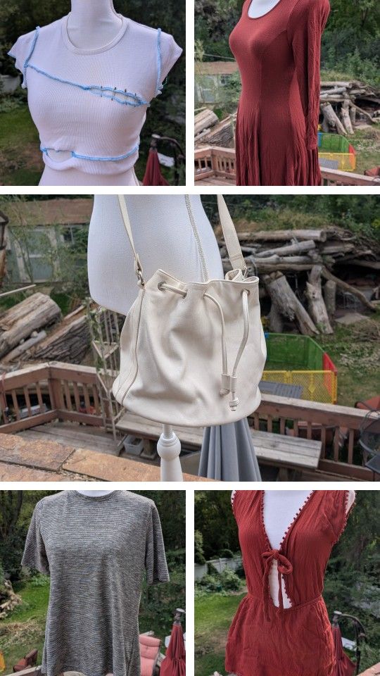 Bundle of Forever 21 Size Small Clothes A Bucket Purse